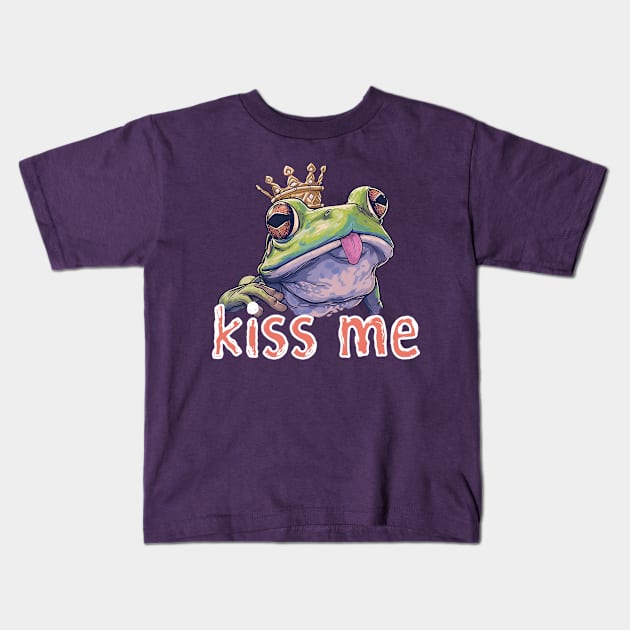 kiss me Kids T-Shirt by peterdoraki